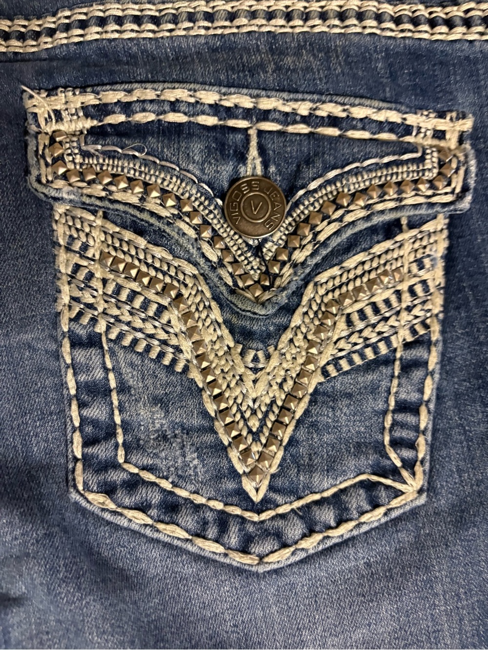 Vigoss Women's Blue Boot Cut Jeans